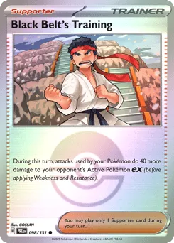 Black Belt's Training 098/131 Poké Ball Prismatic Evolutions