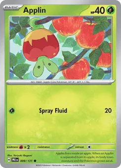Applin 009/131 Normal Prismatic Evolutions