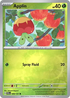 Applin 009/131 Reverse Holo Prismatic Evolutions