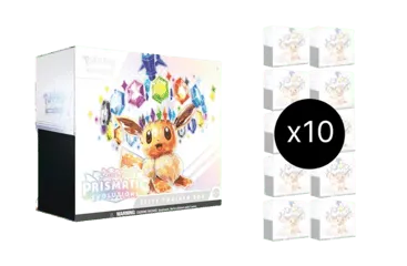 Prismatic Evolutions Elite Trainer Box Case