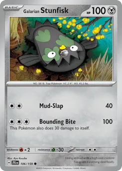 Galarian Stunfisk 106/159 Journey Together