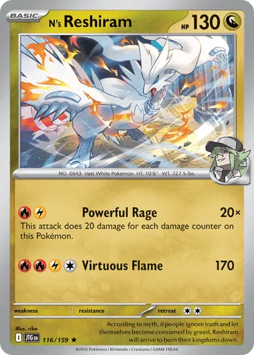N's Reshiram 116/159 Journey Together