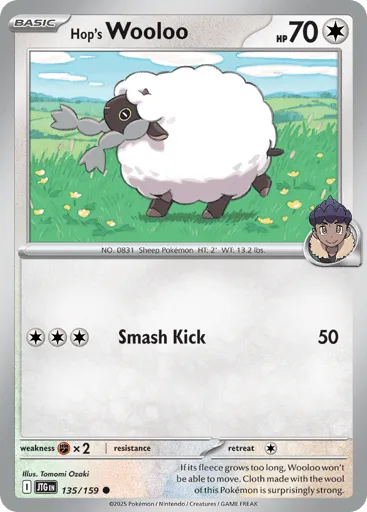 Hop's Wooloo 135/159 Journey Together