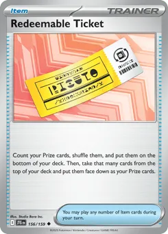 Redeemable Ticket 156/159 Journey Together