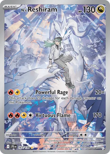 N's Reshiram 167/159 Journey Together