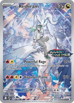 N's Reshiram 167/159 Expansion Stamp Journey Together