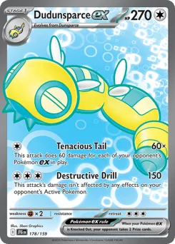 Dudunsparce ex 178/159 Journey Together