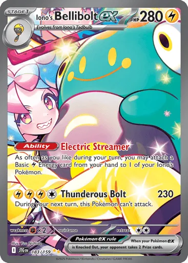 Iono's Bellibolt ex 183/159 Journey Together