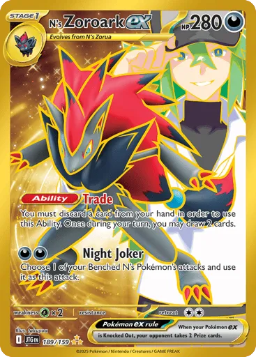N's Zoroark ex 189/159 Journey Together
