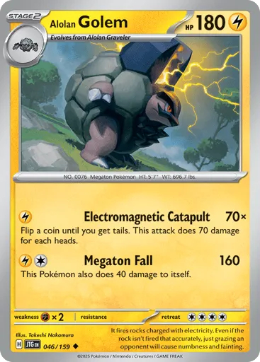 Alolan Golem 046/159 Journey Together