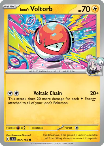 Iono's Voltorb 047/159 Journey Together