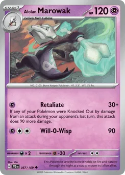 Alolan Marowak 057/159 Journey Together