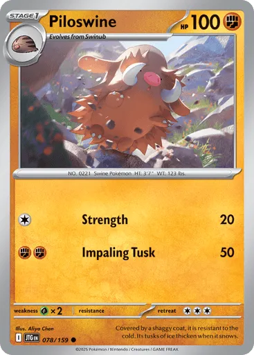 Piloswine 078/159 Journey Together
