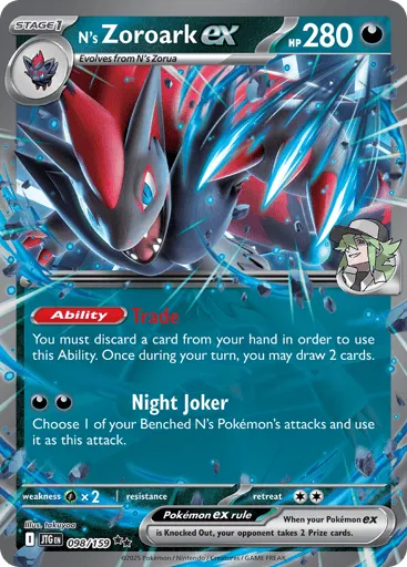 N's Zoroark ex 098/159 Journey Together