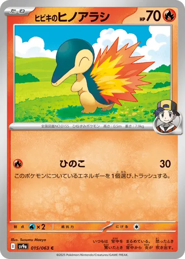 Ethan's Cyndaquil 015/063 Hot Air Arena