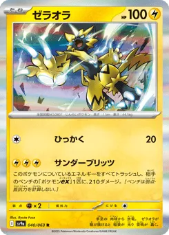 Zeraora 040/063 Hot Air Arena