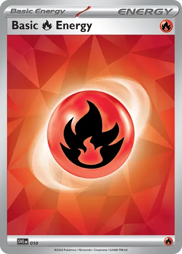 Basic Fire Energy 010 Scarlet & Violet Energies
