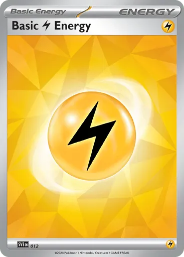 Basic Lightning Energy 012 Scarlet & Violet Energies