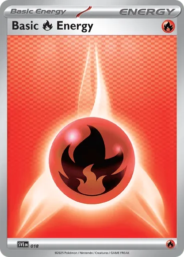 Basic Fire Energy 018 Scarlet & Violet Energies