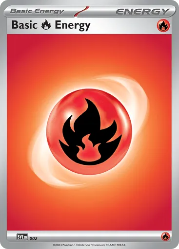 Basic Fire Energy 002 Scarlet & Violet Energies