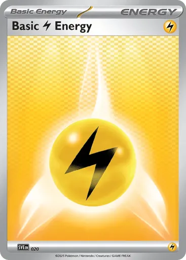 Basic Lightning Energy 020 Scarlet & Violet Energies