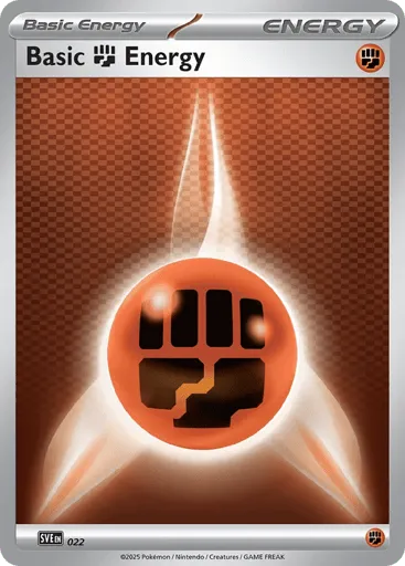 Basic Fighting Energy 022 Scarlet & Violet Energies
