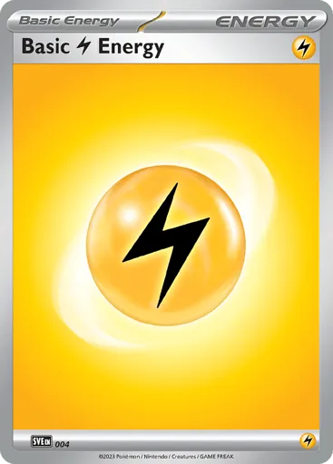 Basic Lightning Energy 004 Scarlet & Violet Energies
