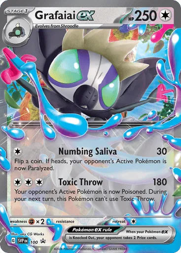 Grafaiai ex 100 Scarlet & Violet Black Star Promos
