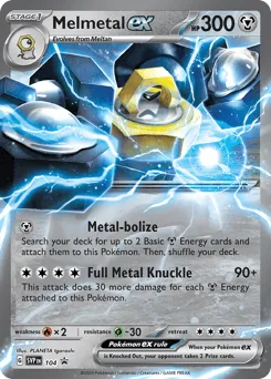 Melmetal ex 104 Scarlet & Violet Black Star Promos