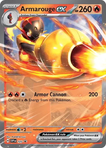 Armarouge ex 105 Scarlet & Violet Black Star Promos
