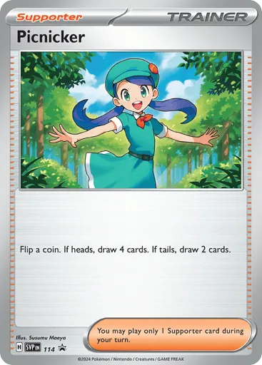 Picnicker 114 Scarlet & Violet Black Star Promos