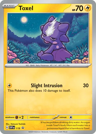 Toxel 119 Scarlet & Violet Black Star Promos