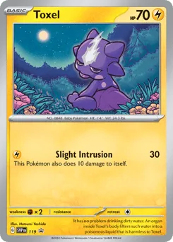 Toxel 119 Scarlet & Violet Black Star Promos