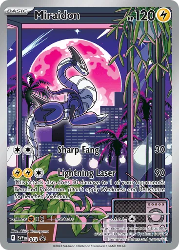 Miraidon 013 Scarlet & Violet Black Star Promos