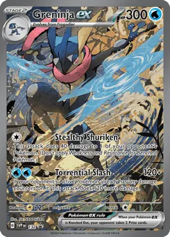 Greninja ex 132 Scarlet & Violet Black Star Promos