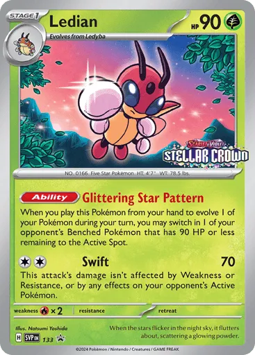 Ledian 133 Scarlet & Violet Black Star Promos