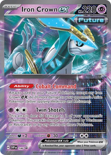Iron Crown ex 146 Scarlet & Violet Black Star Promos
