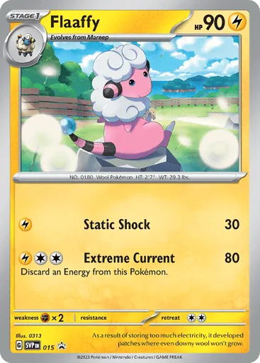 Flaaffy 015 Scarlet & Violet Black Star Promos