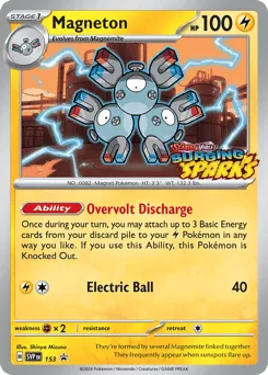Magneton 153 Scarlet & Violet Black Star Promos