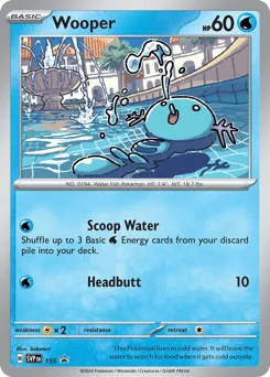 Wooper 155 Scarlet & Violet Black Star Promos