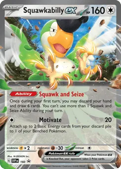 Squawkabilly ex 160 Scarlet & Violet Black Star Promos