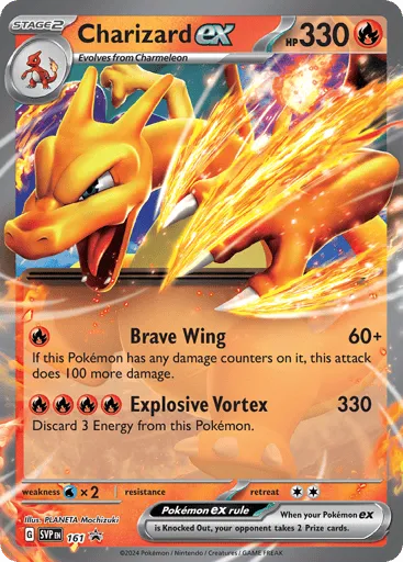 Charizard ex 161 Scarlet & Violet Black Star Promos