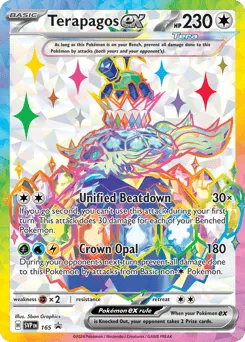 Terapagos ex 165 Scarlet & Violet Black Star Promos