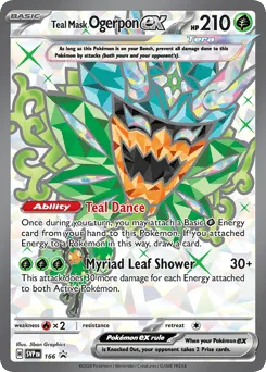 Teal Mask Ogerpon ex 166 Scarlet & Violet Black Star Promos