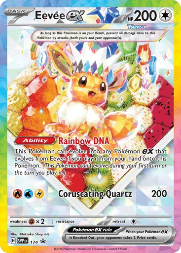 Eevee ex 174 Scarlet & Violet Black Star Promos