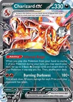 Charizard ex 196 Scarlet & Violet Black Star Promos