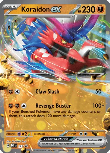 Koraidon ex 197 Scarlet & Violet Black Star Promos