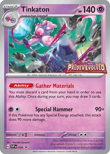 Tinkaton 020 Scarlet & Violet Black Star Promos