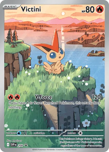 Victini 208 Scarlet & Violet Black Star Promos