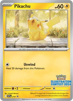 Pikachu 214 Scarlet & Violet Black Star Promos